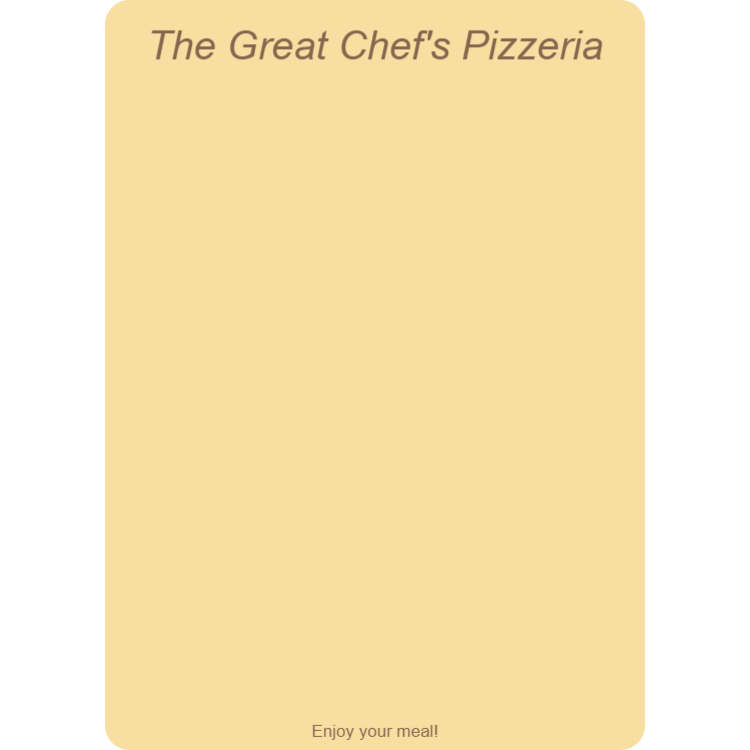 Wooden menu board