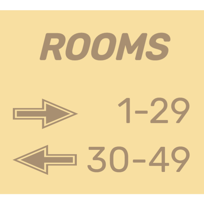 Door numbers - directions