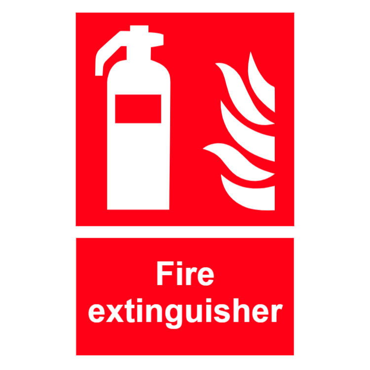 Fire extinguisher sign 3