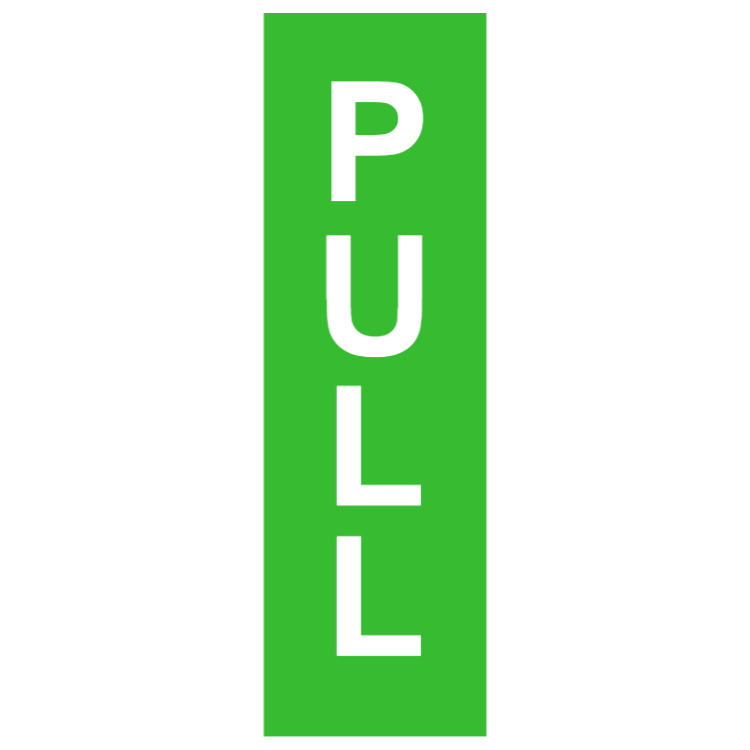 Pull sign