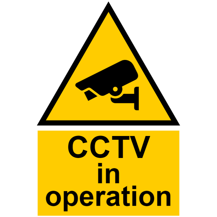 CCTV in operation sign