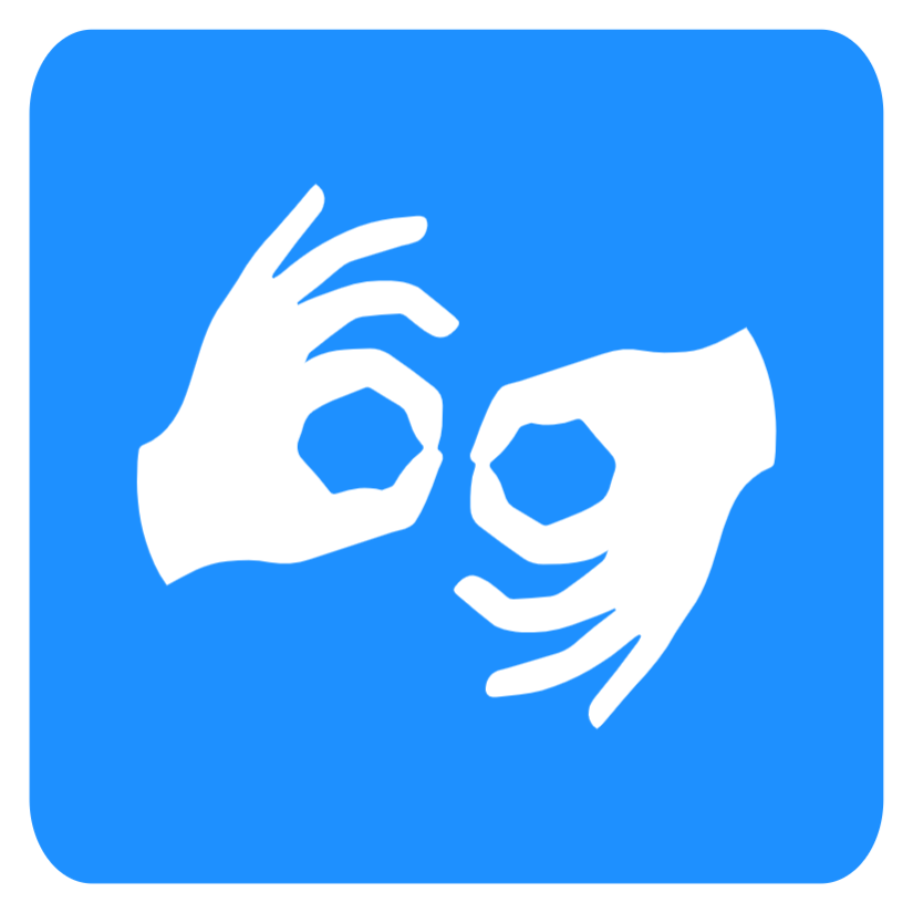 Disabled sign- Sign language