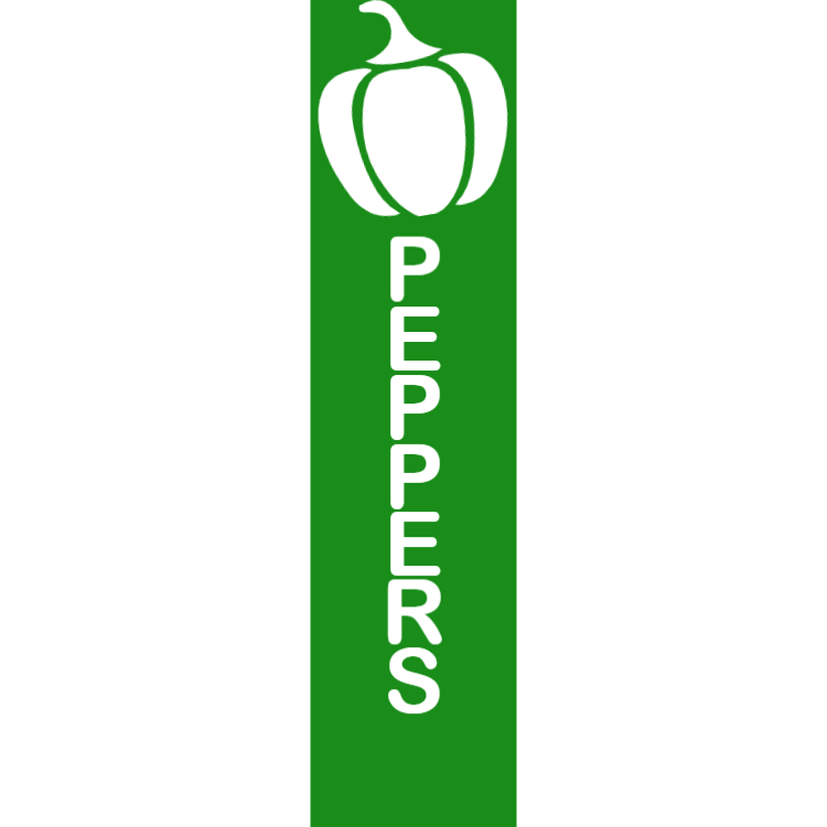 Green peppers sign