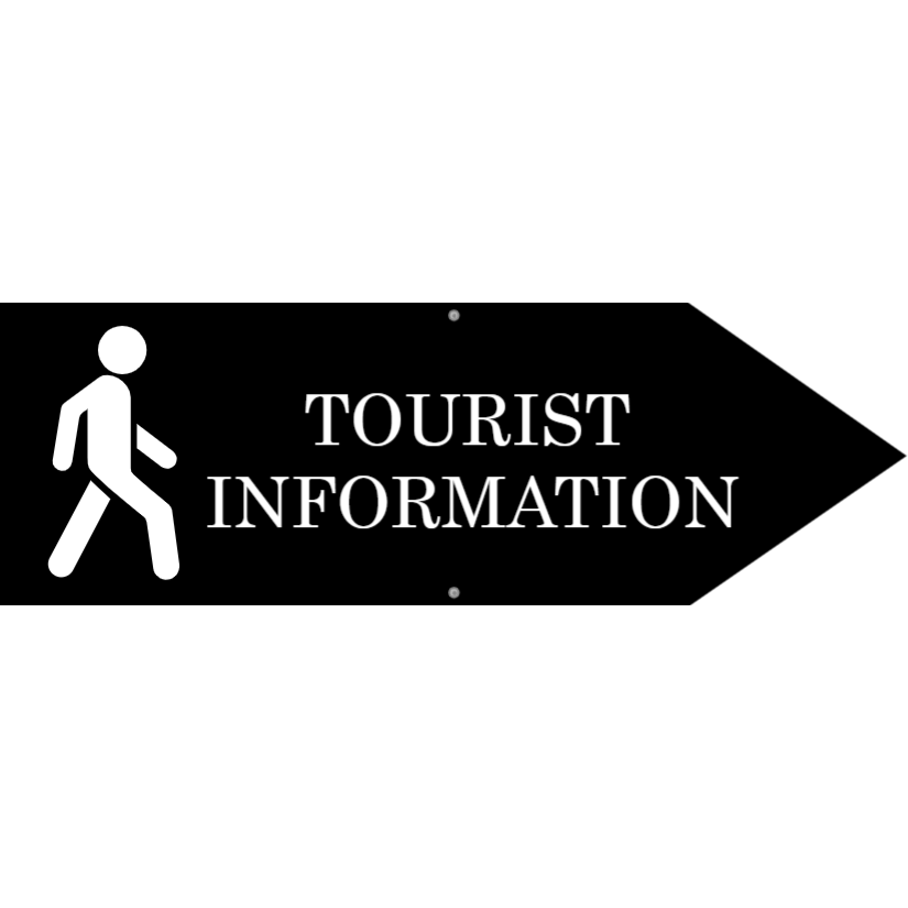 Tourist information sign