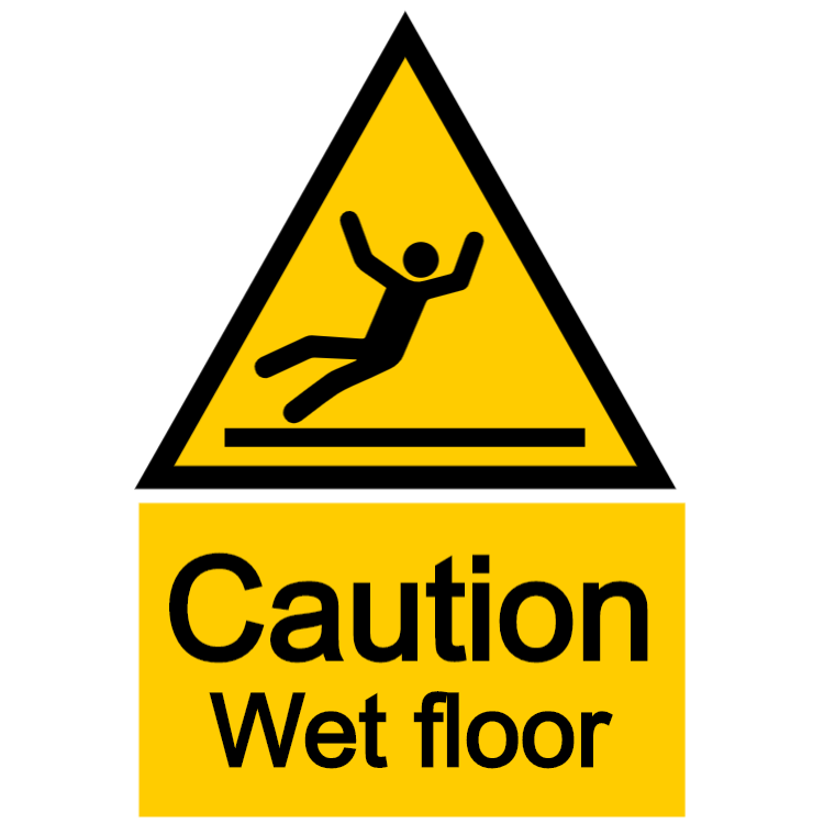 Caution - wet floor sign