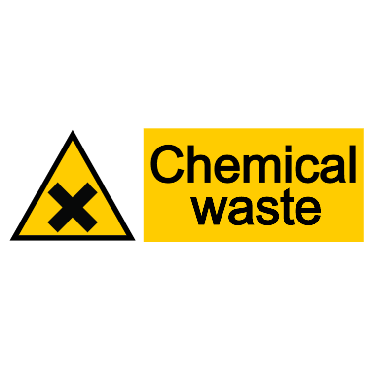 Chemical waste sign