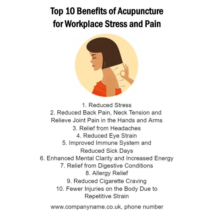 10 benefits of acupuncture sign