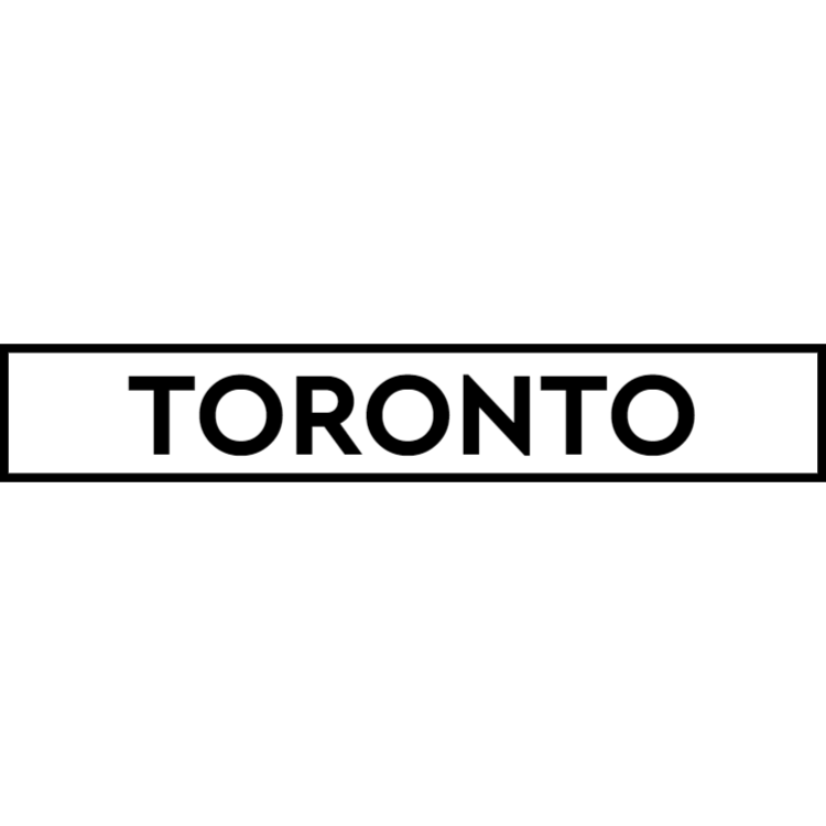 Toronto - white sign