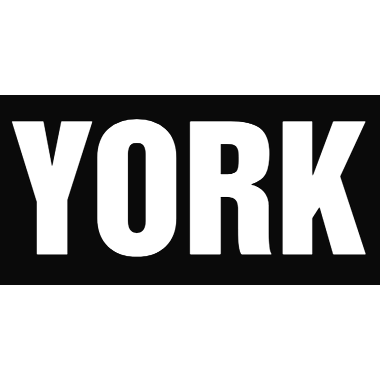 Black city sign - York