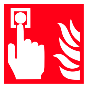 Fire alarm sign