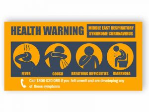 Health warning sign