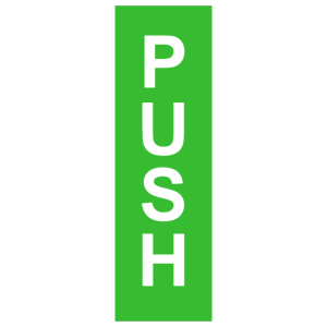 Push sign