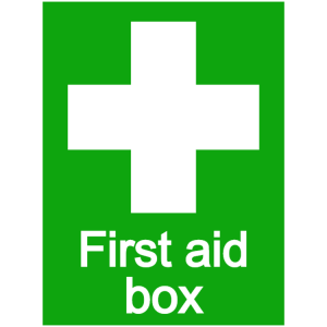 First aid box - portrait sticker
