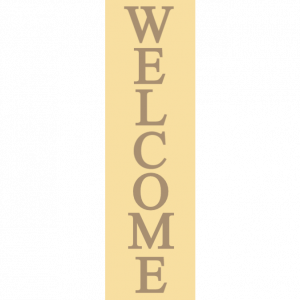 Welcome sign