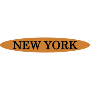 New York - gold sign