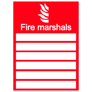 Fire marshals sign
