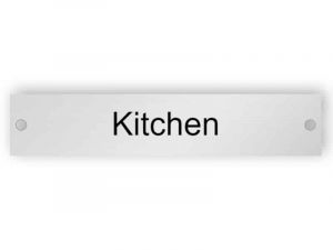 Kitchen door sign
