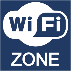 Wifi zone sticker