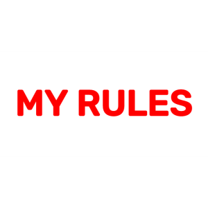 My rules sign