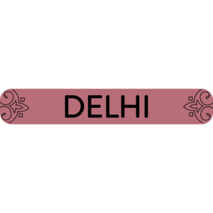 Delhi - rose gold sign