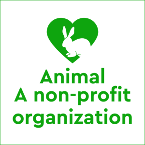 Animal a non-profit organization sign