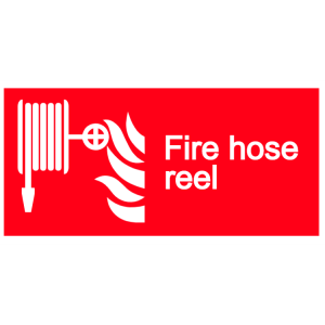 Fire hose reel - landscape sign
