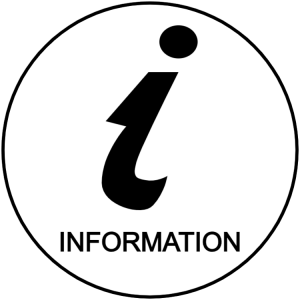 Aluminium information sign