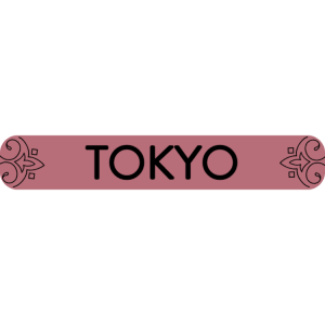 Tokyo - rose gold sign