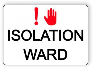 Isolation ward - sticker