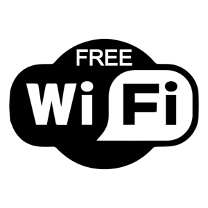 Free wifi sticker