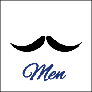 Mustache - toilet sign