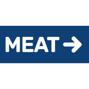 Meat category sign