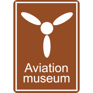 Aviation museum sign
