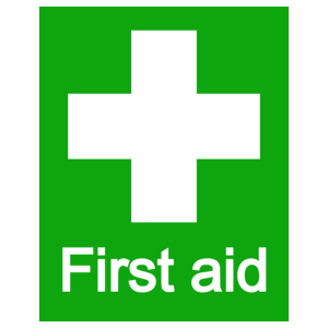 First aid - portrait sticker