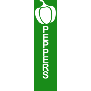 Green peppers sign