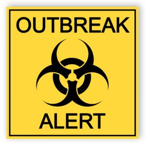 Outbreak alert - sticker