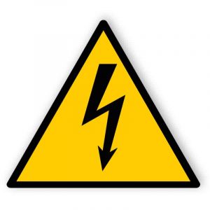Caution Sign: Electrical Hazard
