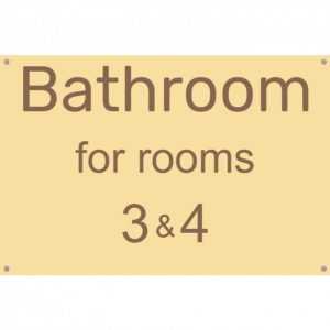 Bathroom for rooms
