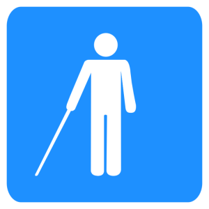 Disabled sign - Blind
