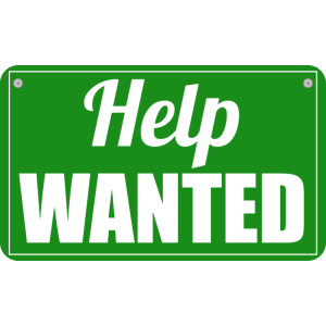 Help wanted sign