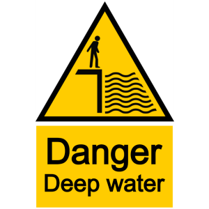 Danger - deep water