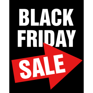 Black friday sale sign